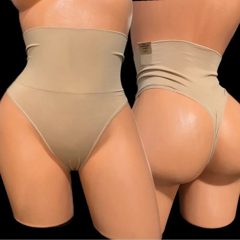 Victorias Secret Pink Seamless Shape Compression & Comfort High waist thong L